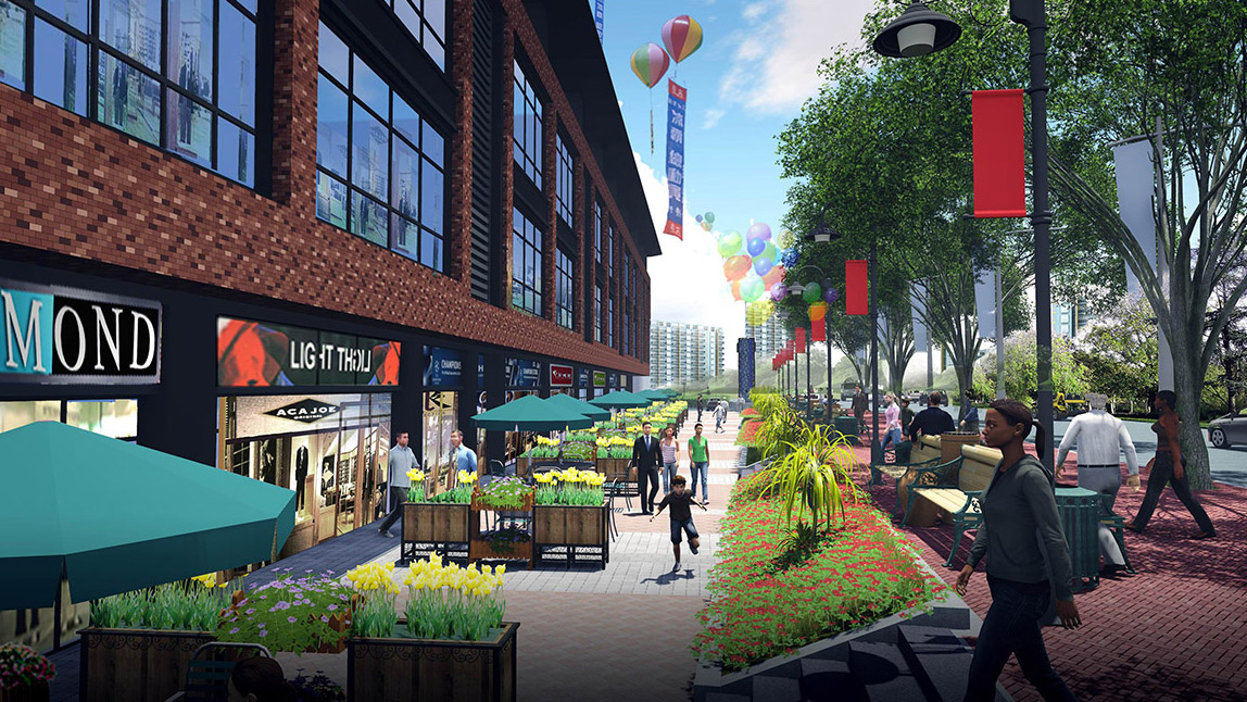 街道景觀設計圖片