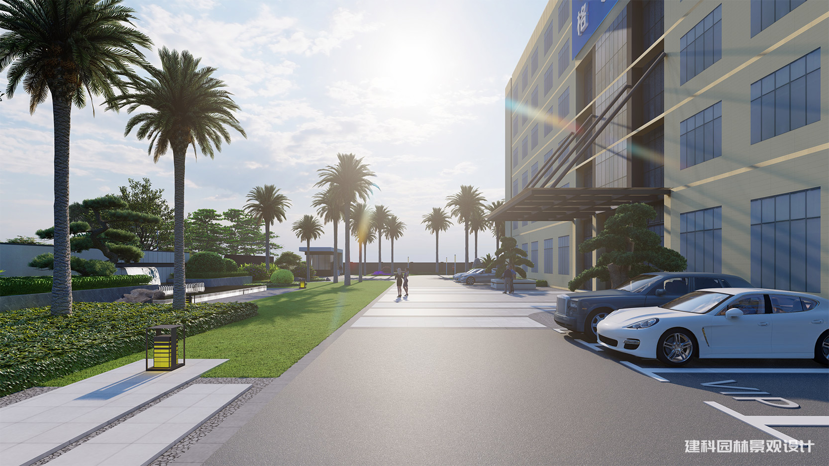 淺析工業(yè)廠區(qū)的園林綠化設計