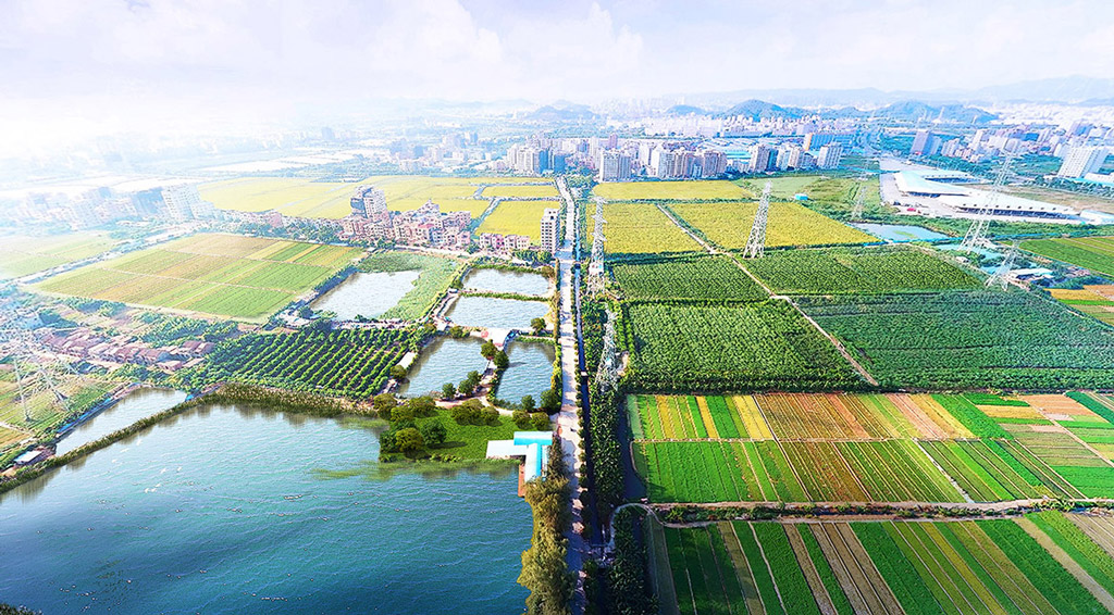 觀光農業(yè)園鳥瞰圖